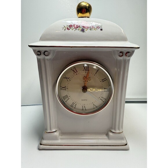 Vintage Paul Sebastian PS Limited Edition Porcelain Quartz Mantle Clock - Picture 1 of 6